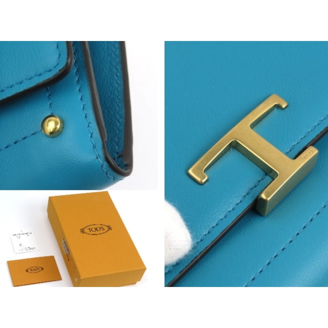 TOD'S - □新同□ トッズ T タイムレス 三つ折り 財布 カーフ TOD'S - □新同□ トッズ T タイムレス 三つ折り 財布 カーフ
