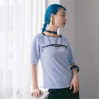 【ho2aさま専用】ELLA CANTARIA 2way tops(カットソー(半袖/袖なし))