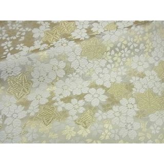 平和屋1□極上 六通柄袋帯 唐織 舞桜 金糸 逸品3s2782の通販 by 平和屋 ...