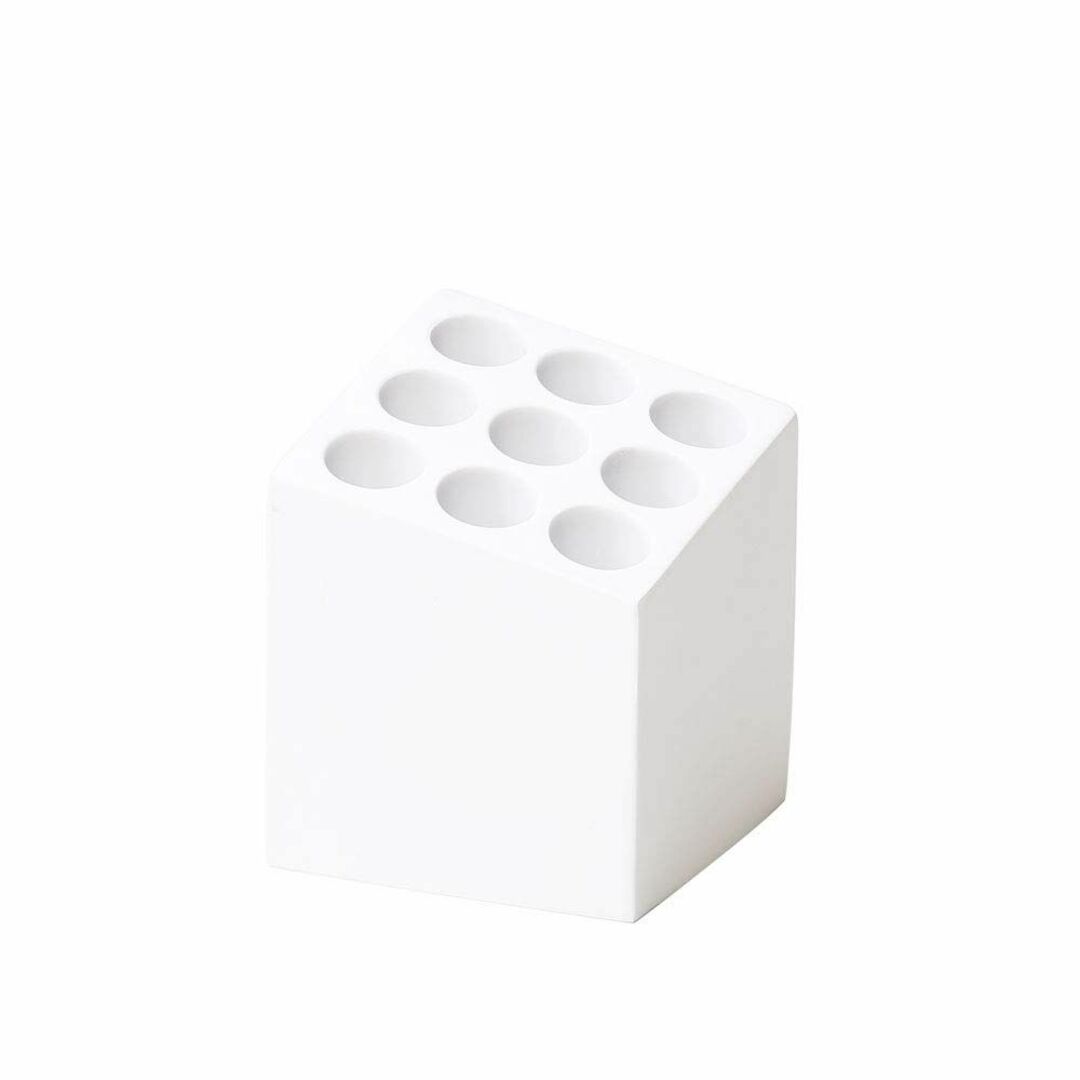 ideaco(イデアコ) 傘立て マット ホワイト 9本挿し CUBE(キューブ