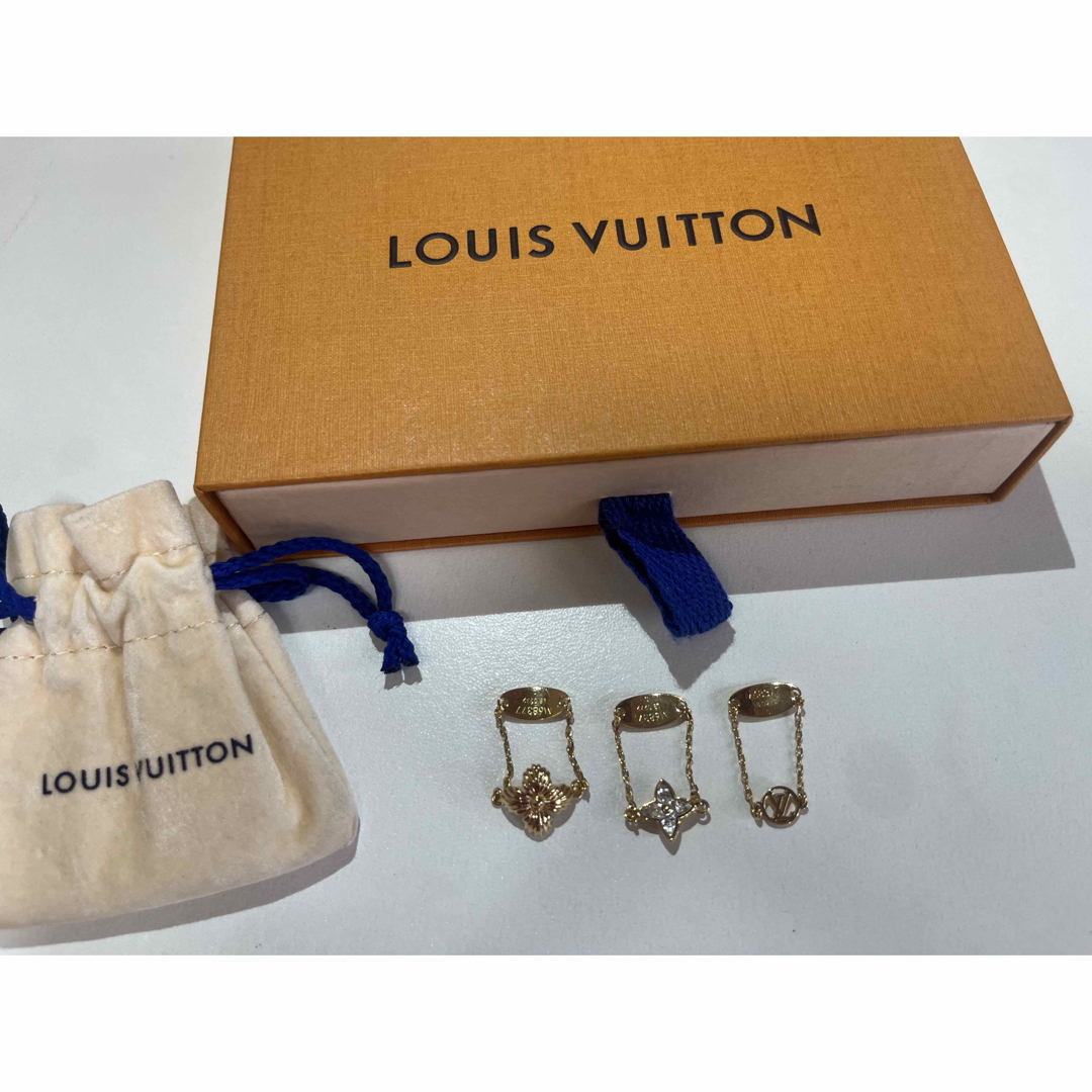 LOUIS VUITTON(ルイヴィトン)のルイヴィトン セット 3 リング・ブルーミング ストラス レディースのアクセサリー(リング(指輪))の商品写真