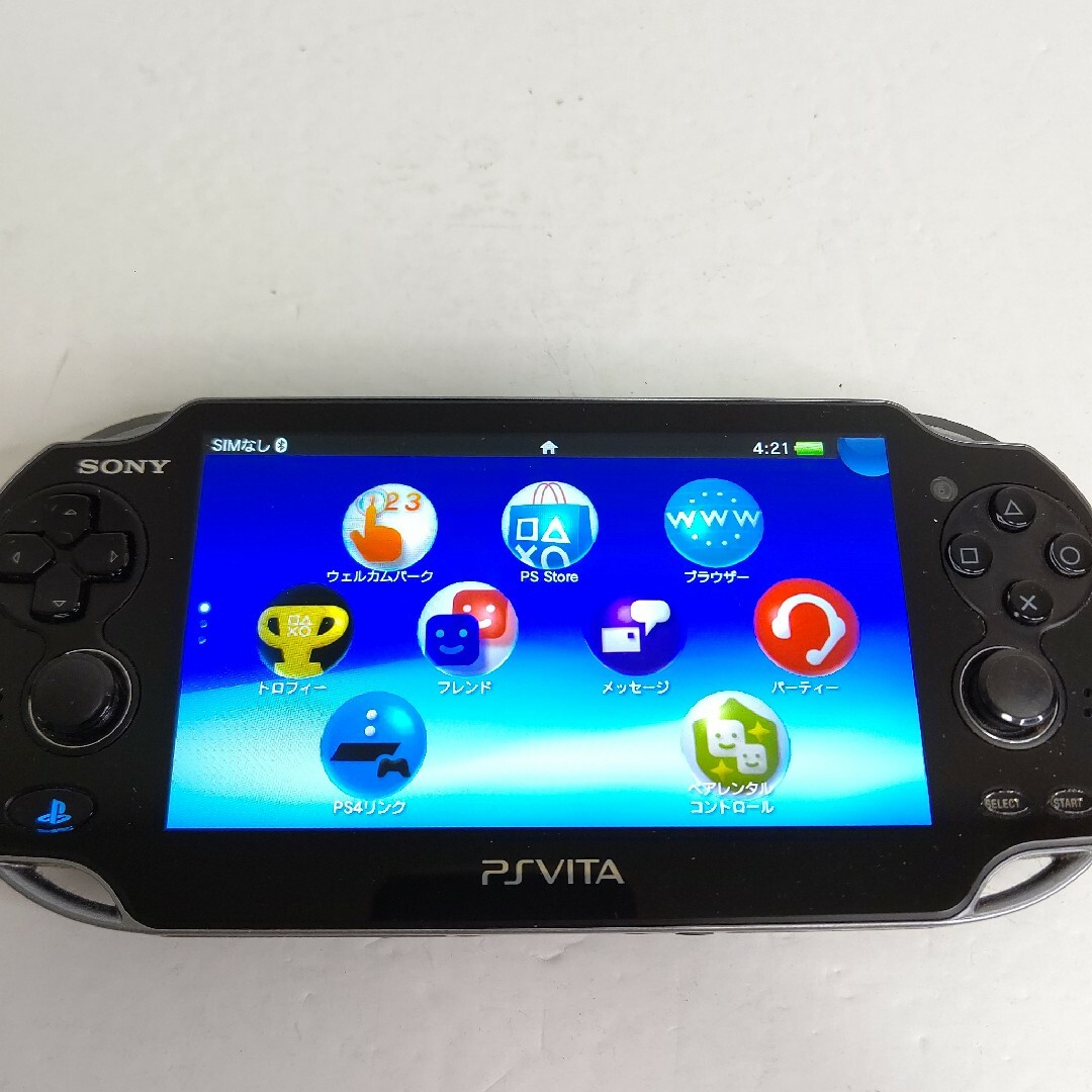 PlayStation Vita - PSVITA pch1100 クリスタルブラック 美品 SONY
