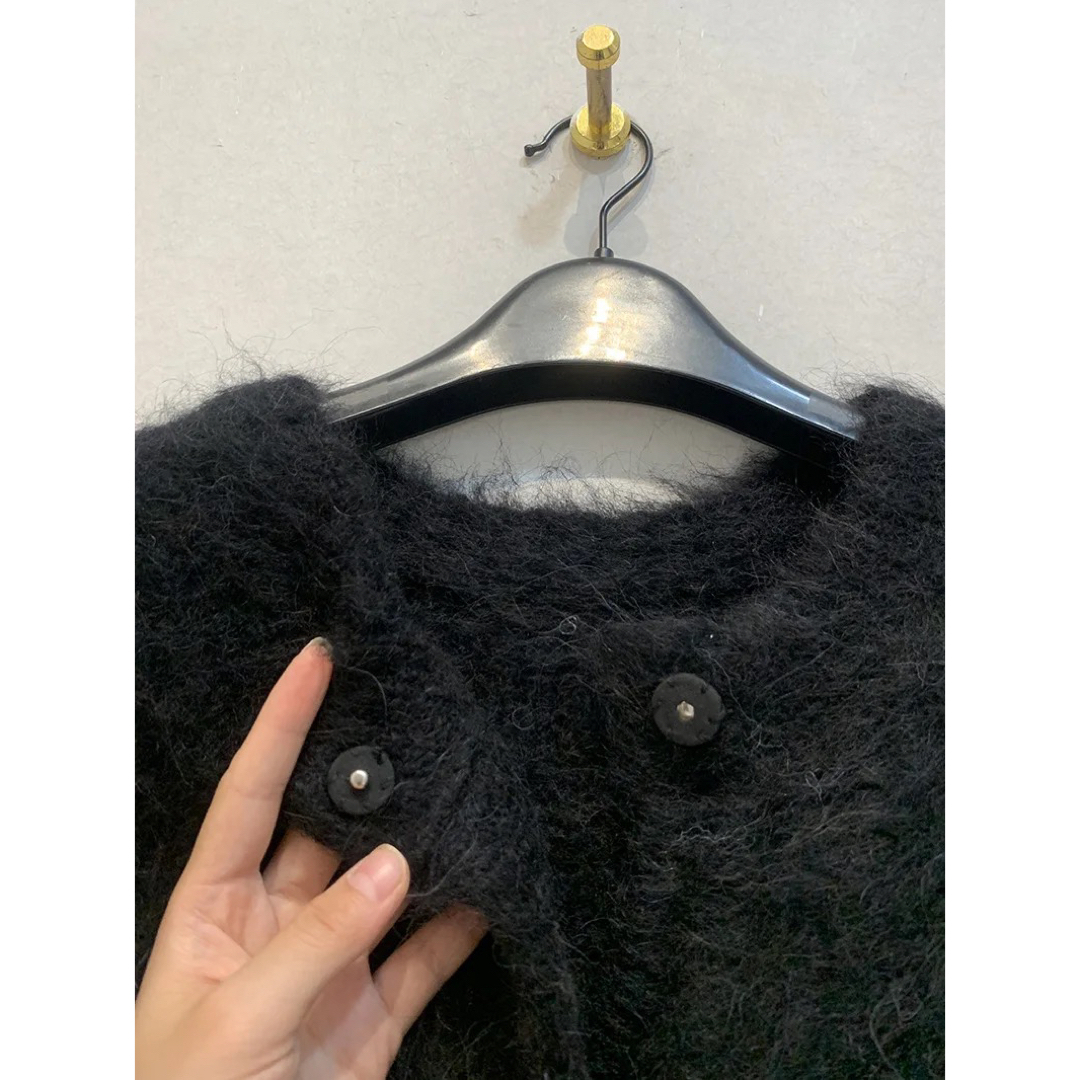 clane クラネ COLOR MOHAIR SHAGGY CARDIGAN | namira.mc