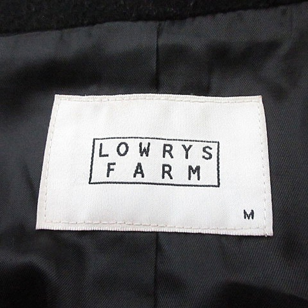 LOWRYS FARM(ローリーズファーム)のローリーズファーム コート チェスター 長袖 ミドル丈 厚手 無地 M 黒 レディースのジャケット/アウター(その他)の商品写真