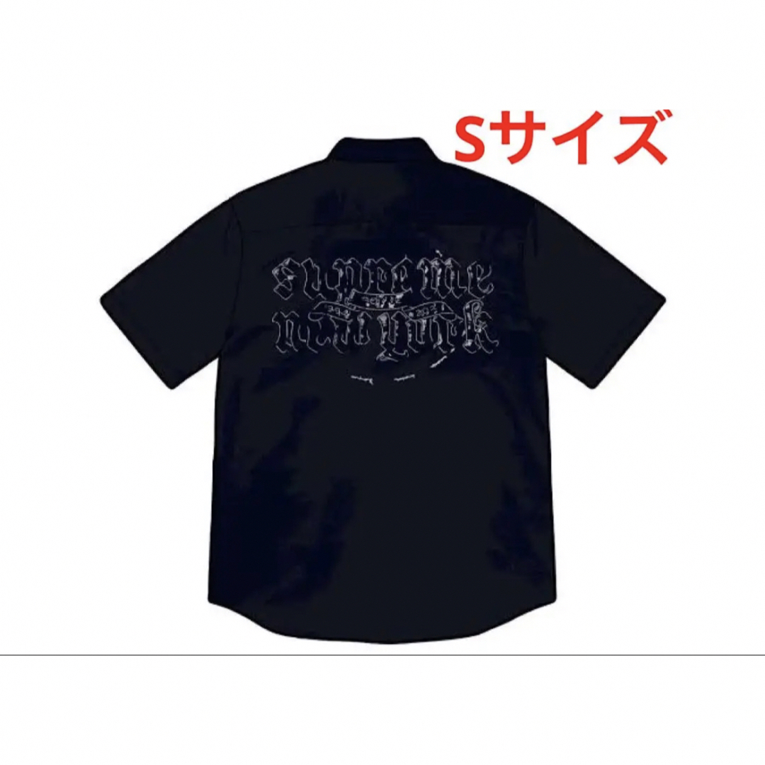 Supreme croc patch s/s black 半袖シャツ 開襟シャツ