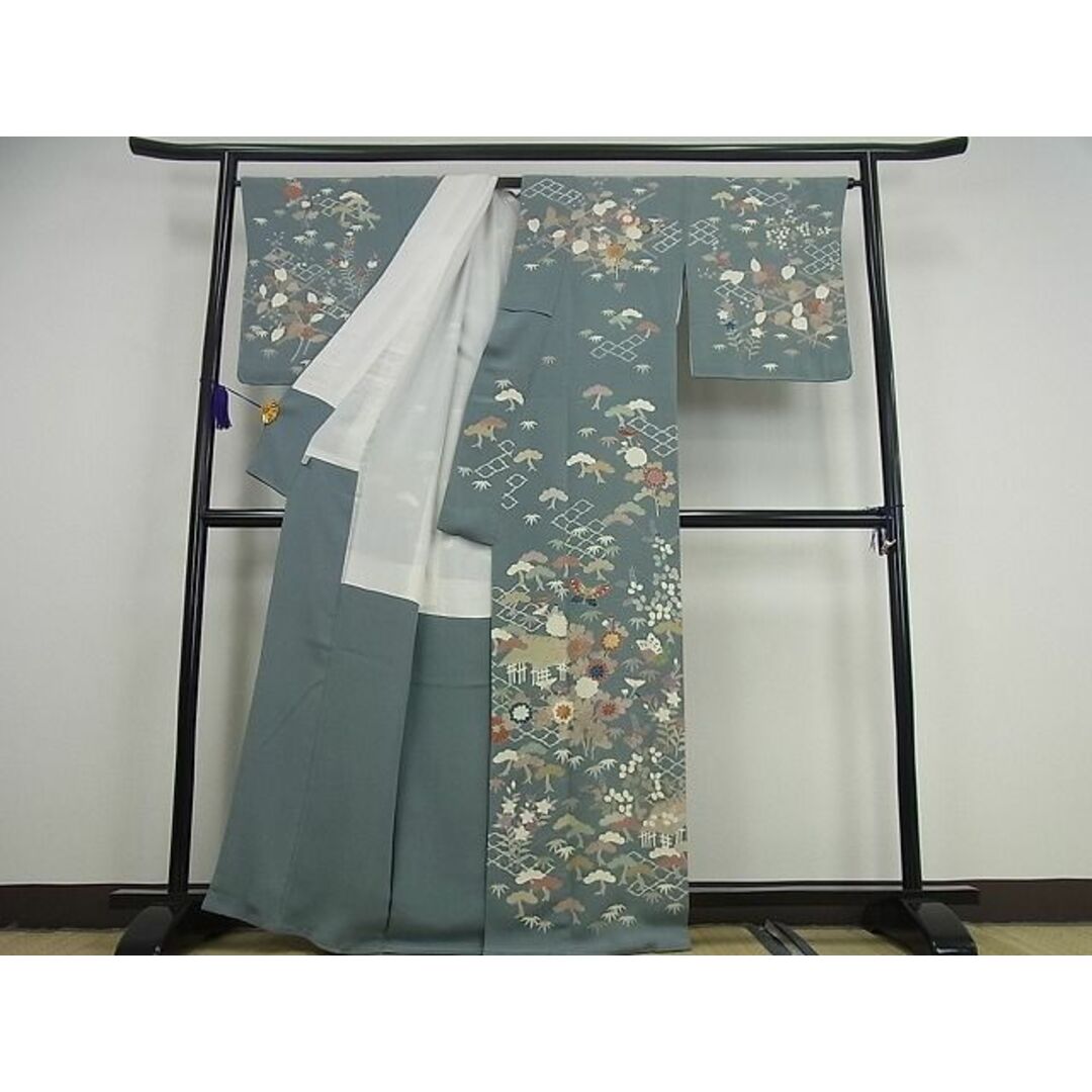 平和屋本店□希少 京都老舗 名門「千總」 訪問着 松坂屋 染織 平和屋本店□希少 京都老舗 名門「千總」 訪問着 松坂屋 染織