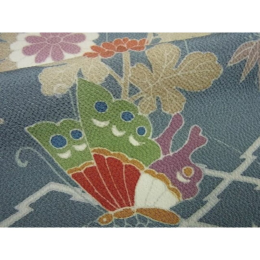 平和屋1□希少 京都老舗 名門「千總」 訪問着 松坂屋 染織名作展 刺繍 