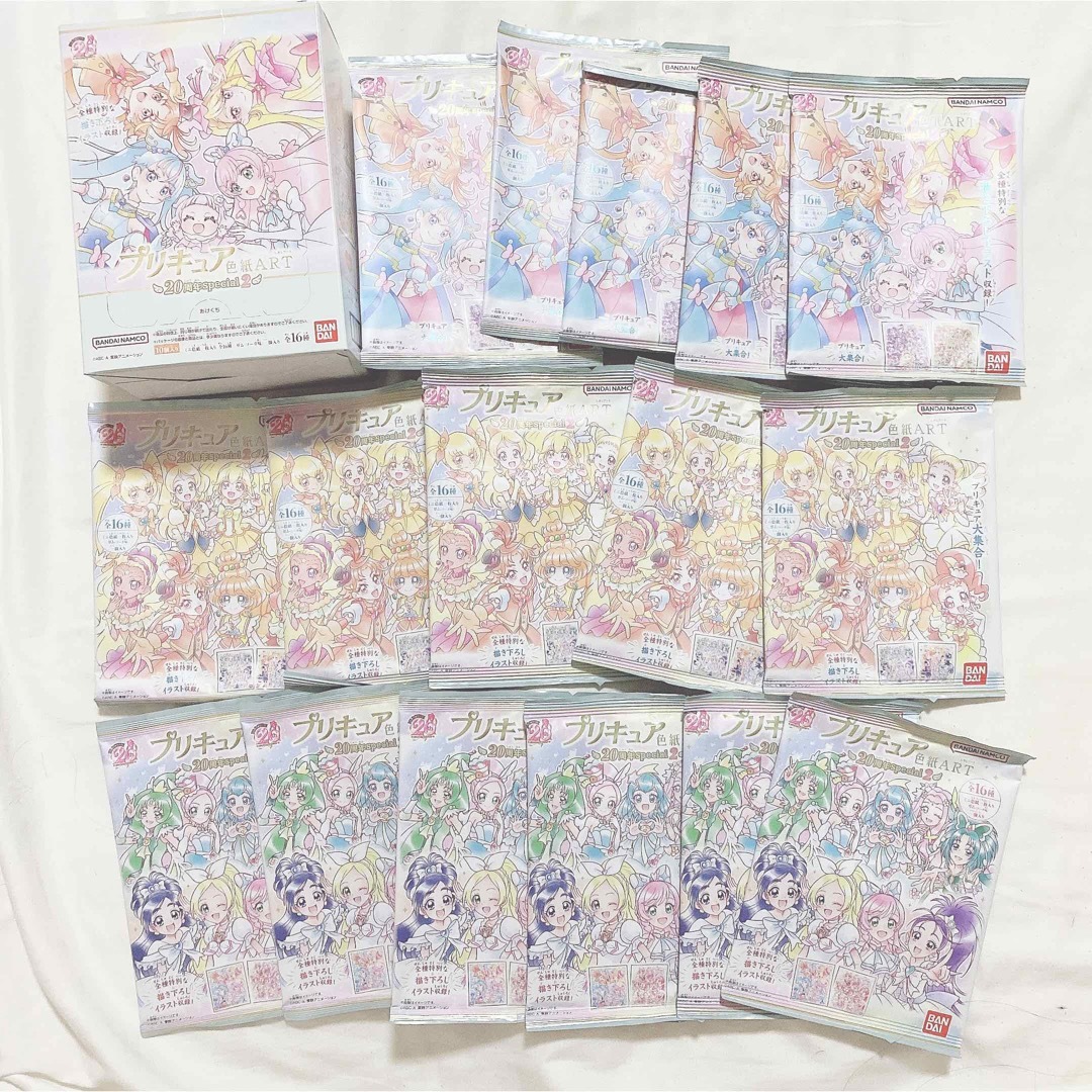 プリキュア色紙ART 20周年Special2 全16種コンプリートセット