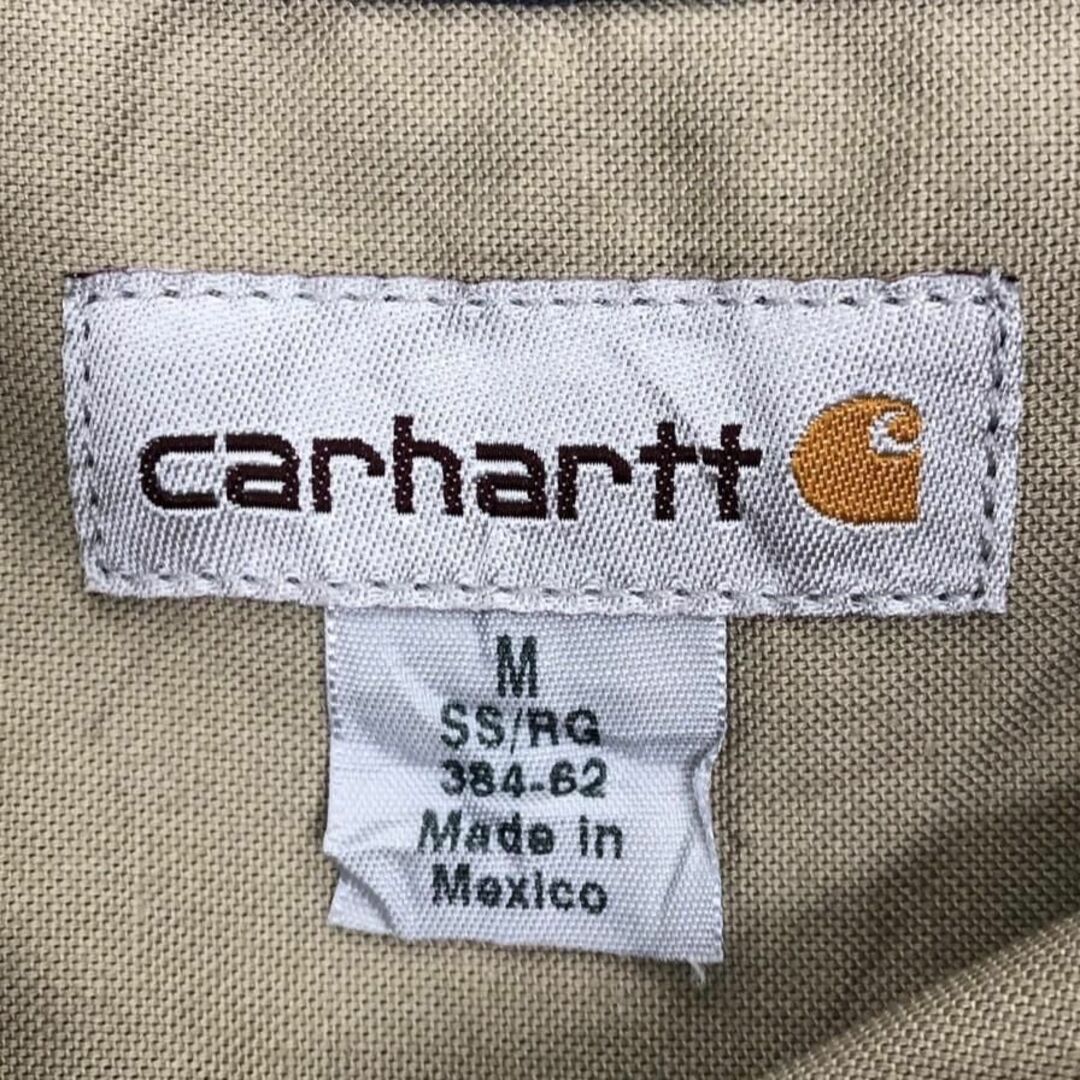 carhartt(カーハート)のカーハート レザーワンポイント 半袖シャツ ロゴワッペン カジュアルアースカラー メンズのトップス(シャツ)の商品写真