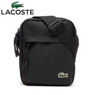 LACOSTE ショルダーバッグ たすき掛け ワンポイント刺繍ロゴ