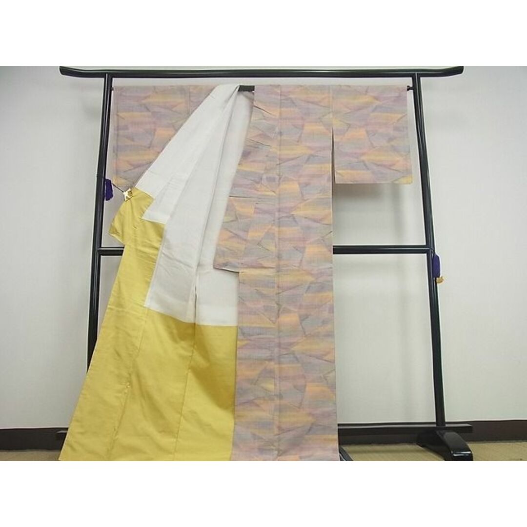 平和屋1□極上 菅原工房 菅原結作 漢方染紬 こぐわ織 証紙付き 逸品 未
