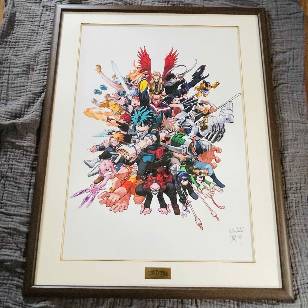 僕のヒーローアカデミア 高級複製原画 ヒロアカ 原画展 - イラスト集
