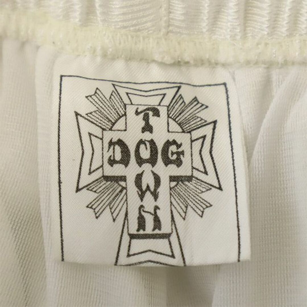DOG TOWN - ドッグタウン ロゴ刺繍 ショートパンツ ホワイト DOGTOWN