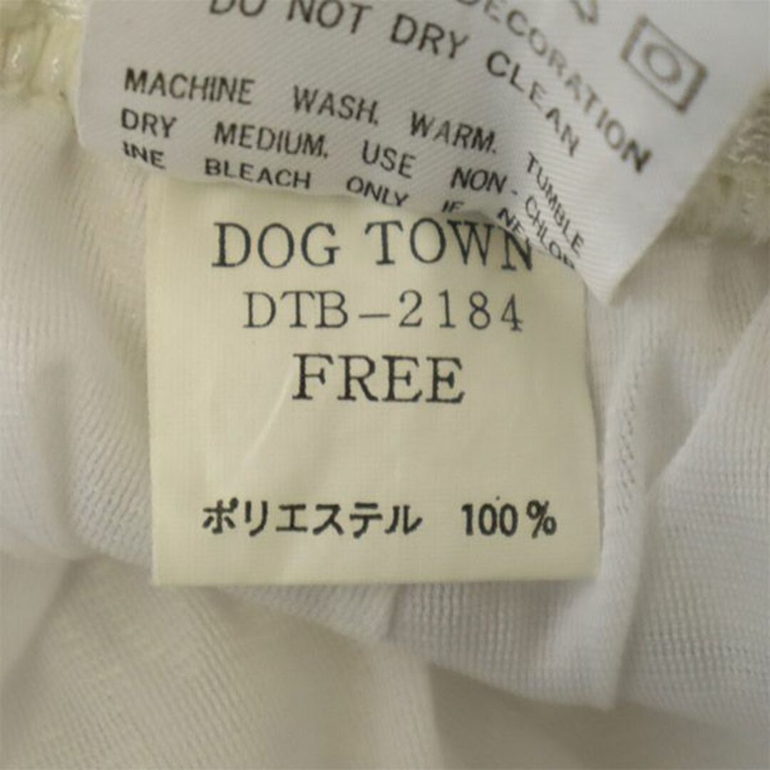 DOG TOWN - ドッグタウン ロゴ刺繍 ショートパンツ ホワイト DOGTOWN
