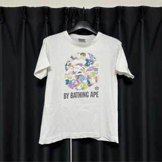 アベイシングエイプ(A BATHING APE)のA BATHING APE BAPE エイプ Tシャツ S メンズ レディース(Tシャツ/カットソー(半袖/袖なし))