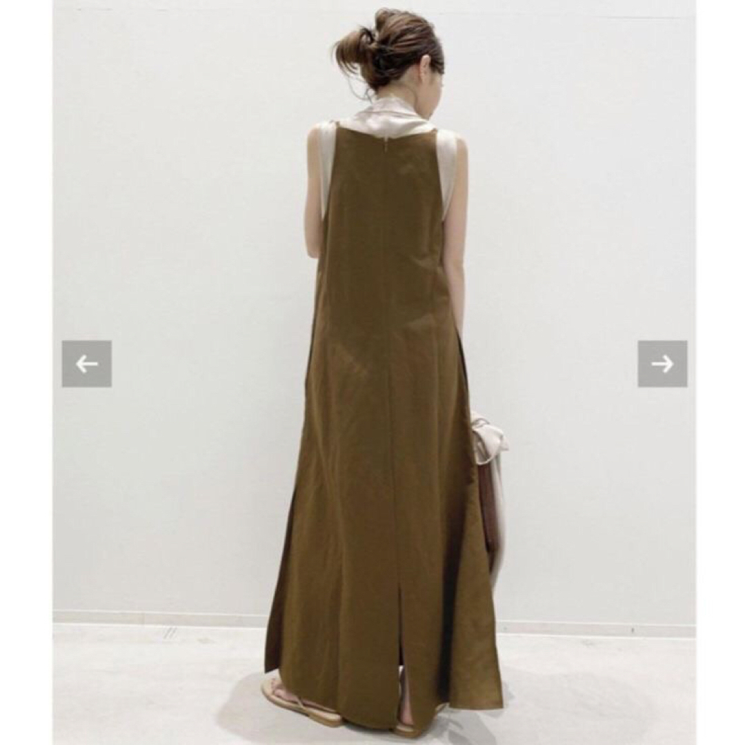 美品★KALLMEYERカルメイヤー★LINEN SLIP DRESS 3