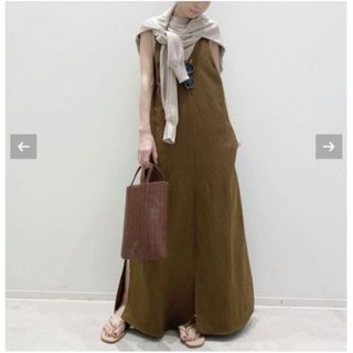 アパルトモンドゥーズィエムクラス(L'Appartement DEUXIEME CLASSE)の美品★KALLMEYERカルメイヤー★LINEN SLIP DRESS(ロングワンピース/マキシワンピース)