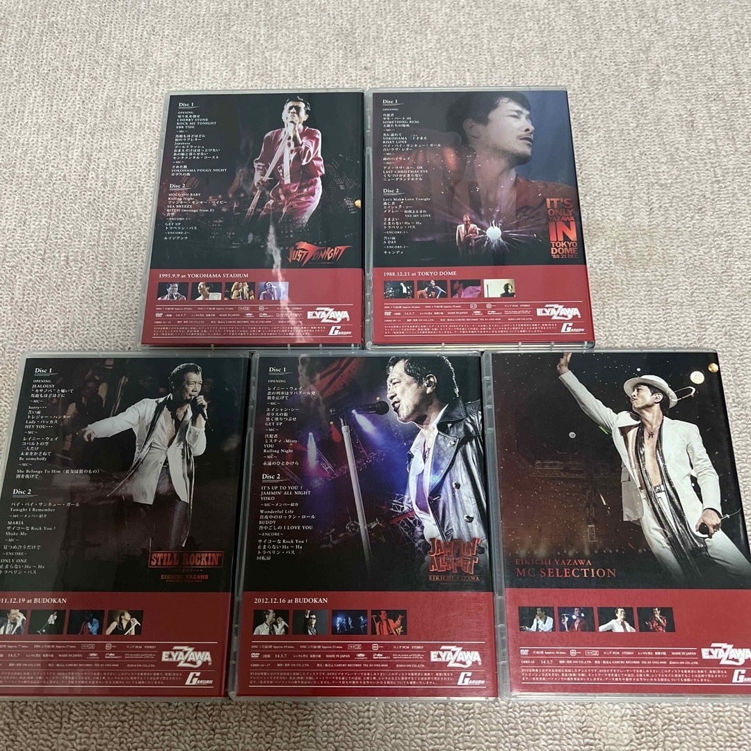 専用　矢沢永吉　TREASURE BOX  DVD5セット 3