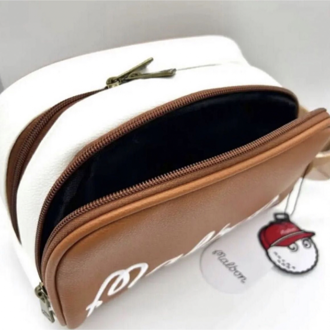 日本全国 送料無料 『新品』Malbon Golf (マルボンゴルフ) ♪ラウンドポーチ♪