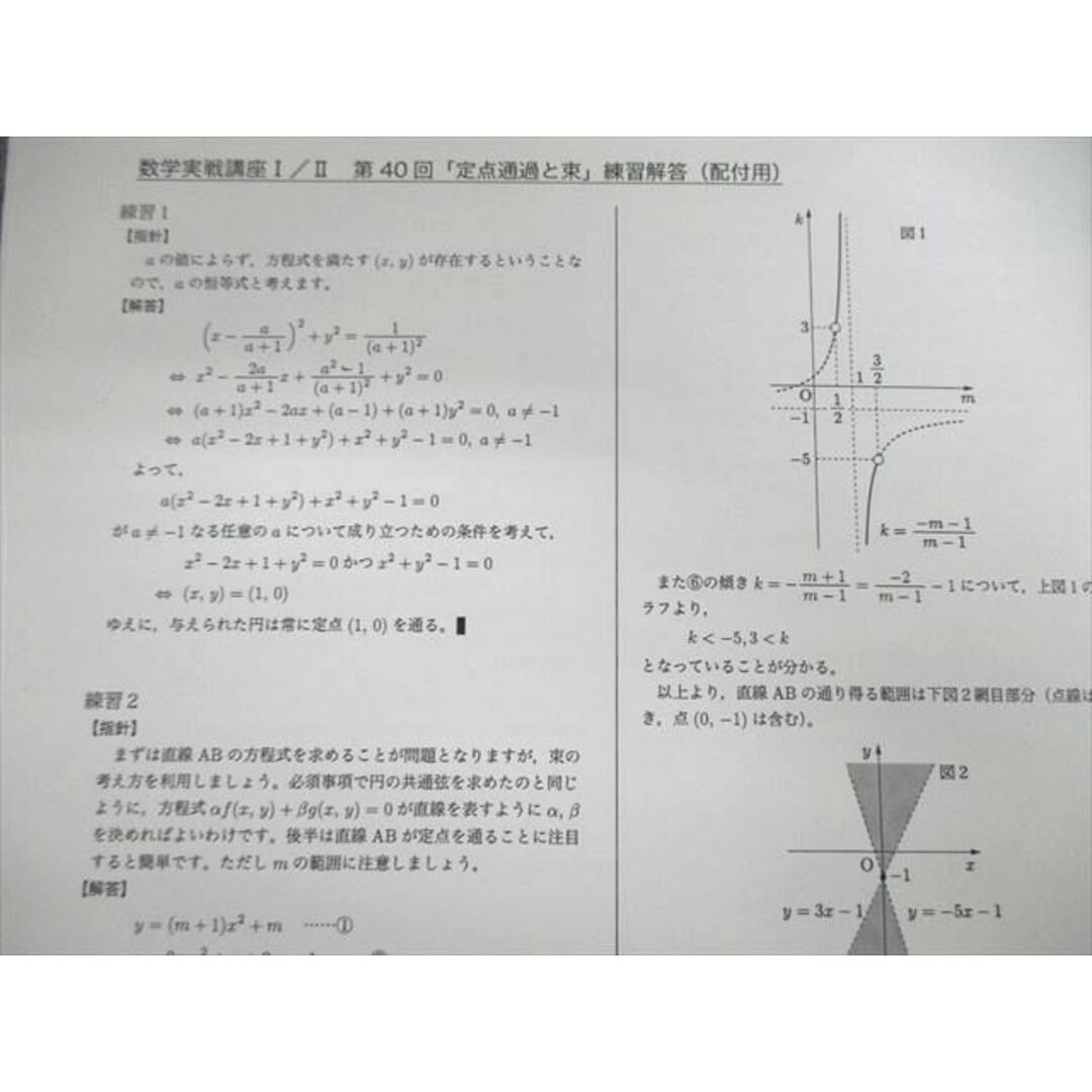 VA03-055 鉄緑会 高2 数学実戦講座I・II テキスト/問題集 第1/2部 通年セット 2017 計4冊 40M0D