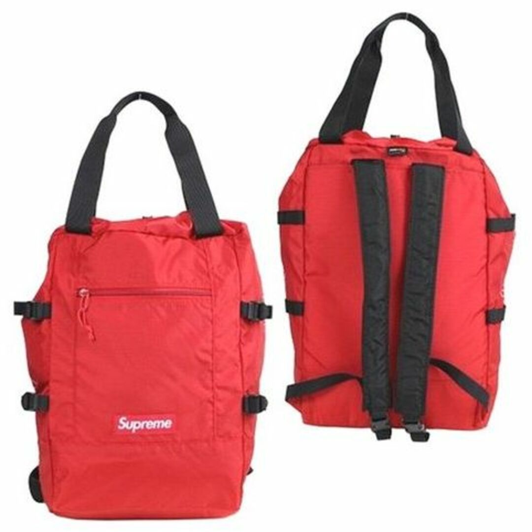 【新品】Supreme Tote Backpack 19SS レッド トート