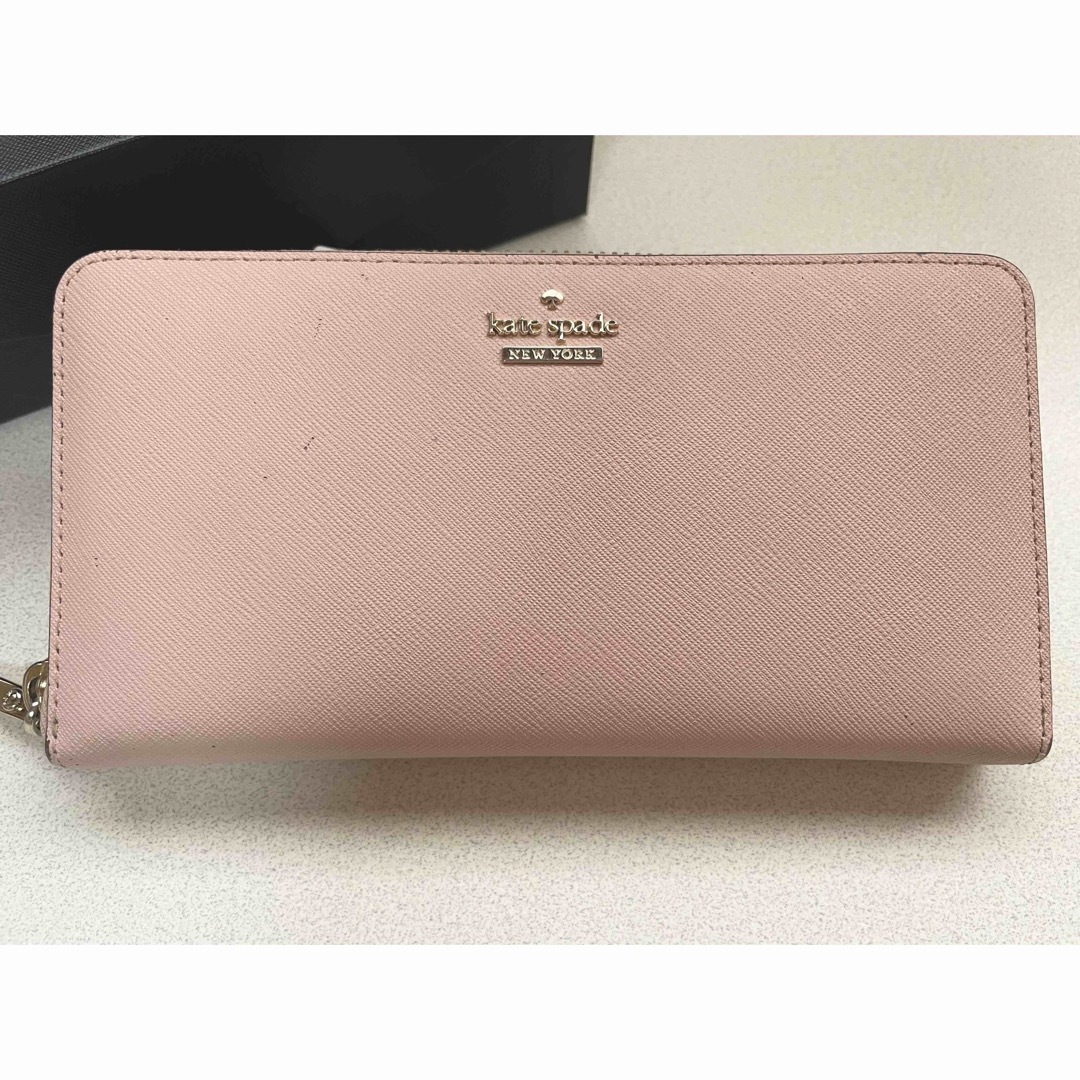 kate spade new york(ケイトスペードニューヨーク)の中古 ケイトスペード ピンク 長財布 財布 小銭入れ ブランド レディースのファッション小物(財布)の商品写真