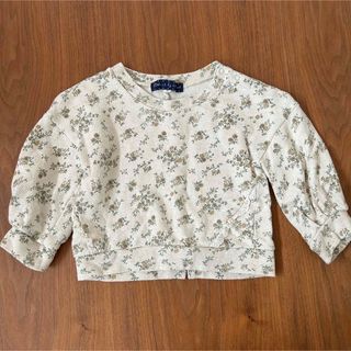 エスティークローゼット(s.t.closet)のLittle s.t. by s.t. closet  花柄　トレーナー　90(Tシャツ/カットソー)