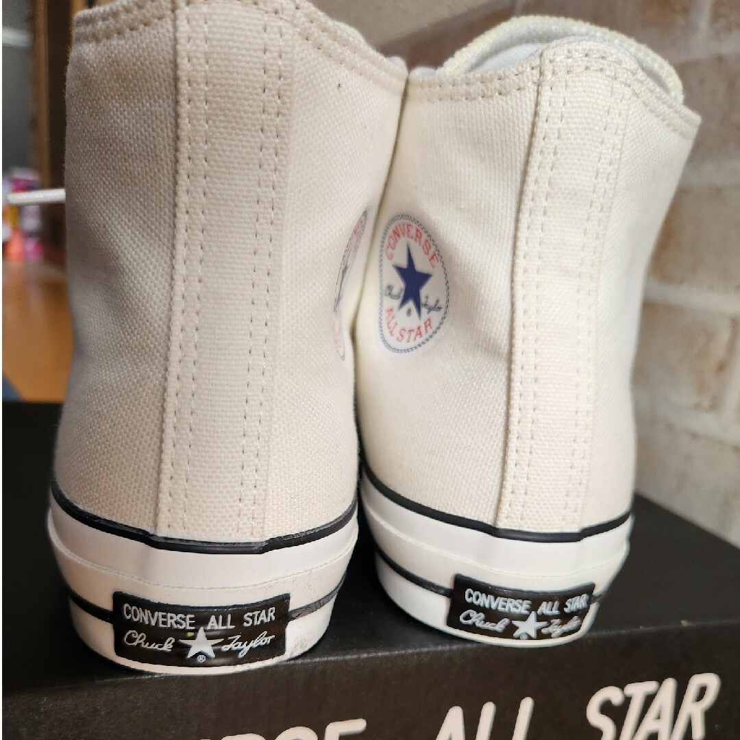 ALL STAR（CONVERSE）(オールスター)のKMさん専用!コンバース白ハイカット23センチ 未使用 レディースの靴/シューズ(スニーカー)の商品写真