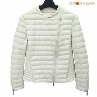 モンクレール(MONCLER)のモンクレール BALTUS レザー ライダース ダウン ジャケット 45847(ライダースジャケット)