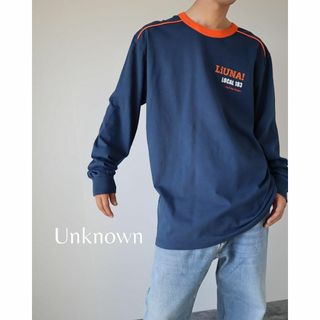 アートヴィンテージ(ART VINTAGE)の【Unknown】LiUNA!  BIG プリント 長袖 Tシャツ ロンT XL(Tシャツ/カットソー(七分/長袖))