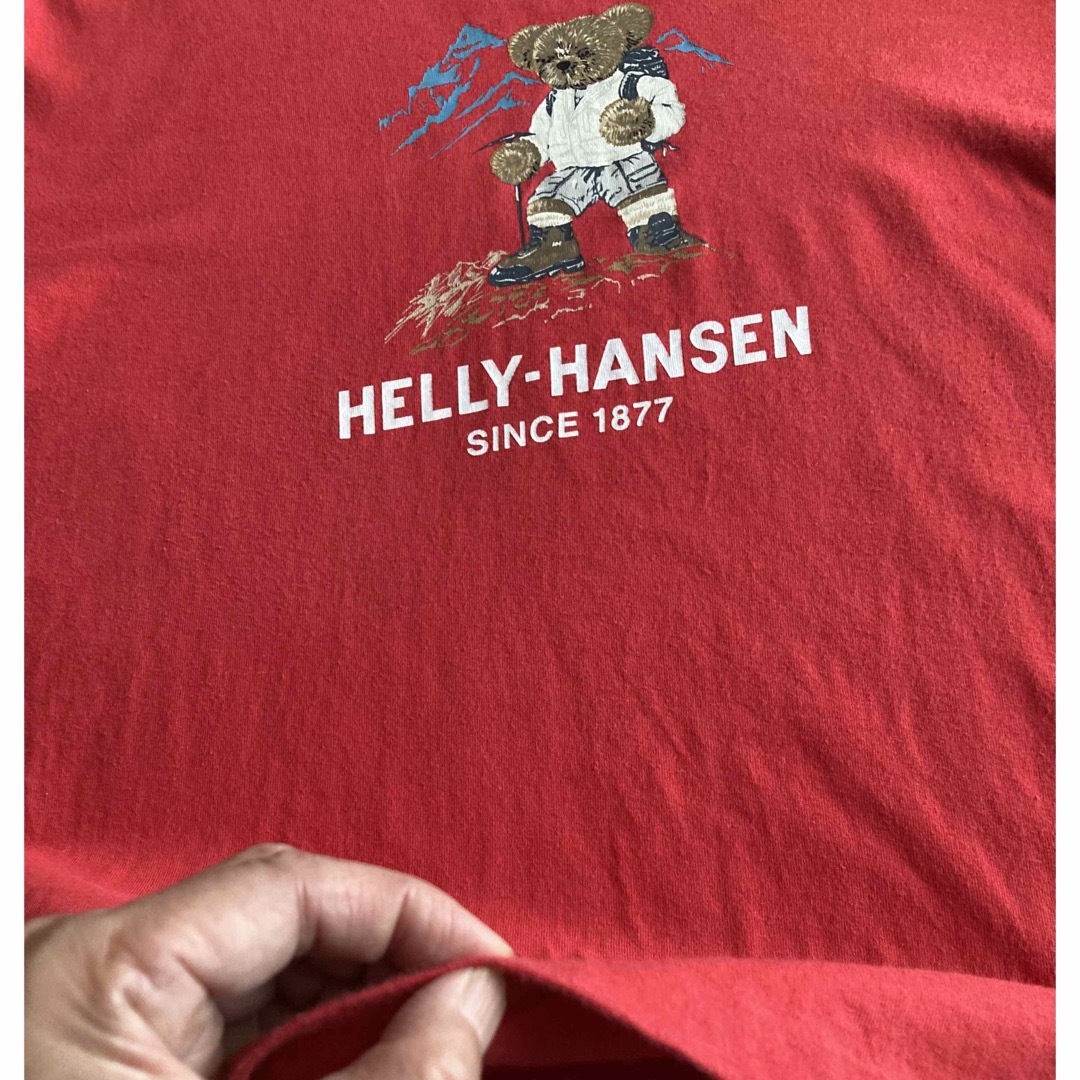 HELLY HANSEN(ヘリーハンセン)のヘリーハンセン赤クマ山登りTシャツ　メンズの L メンズのトップス(Tシャツ/カットソー(半袖/袖なし))の商品写真