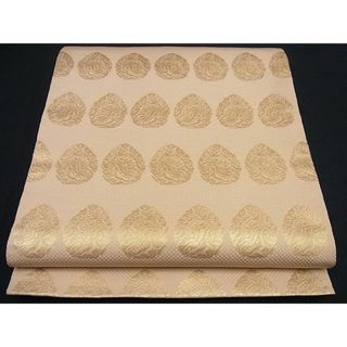 平和屋1■極上 龍村晋謹製 傳匠名錦 全通柄袋帯 名物興福寺金錦 金糸 逸品2s293