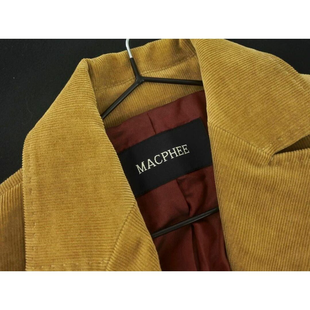 MACPHEE コーデュロイ テーラード ジャケット ブレザー アウター 綿