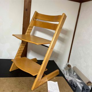 ストッケ(Stokke)のストッケ　トリップトラップ　シリアル0 ナチュラル　美品寄り　最安値(その他)