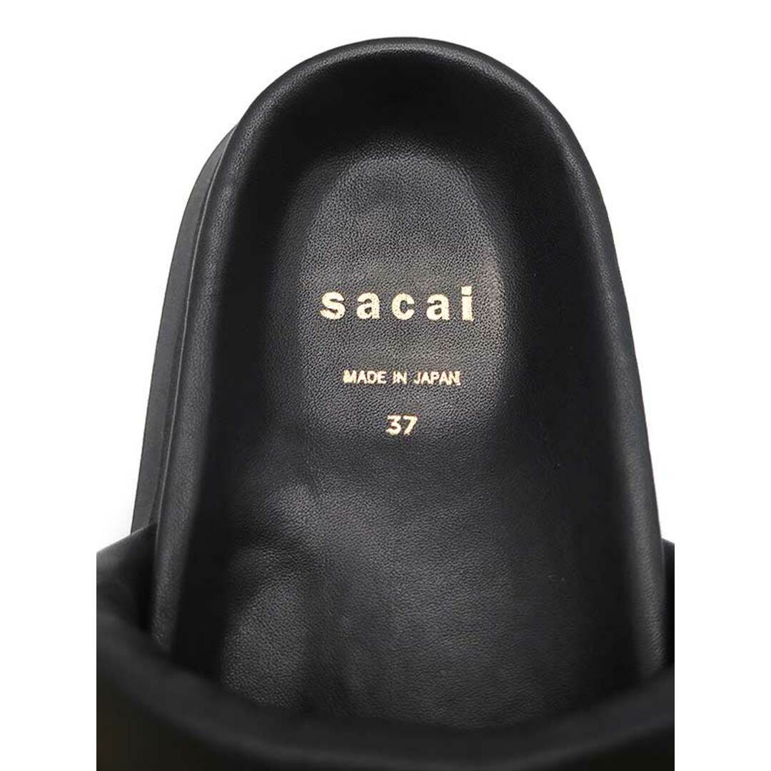 sacai(サカイ)のsacai サカイ Cuban Chain Slides チェーンレザーサンダル レディースの靴/シューズ(サンダル)の商品写真