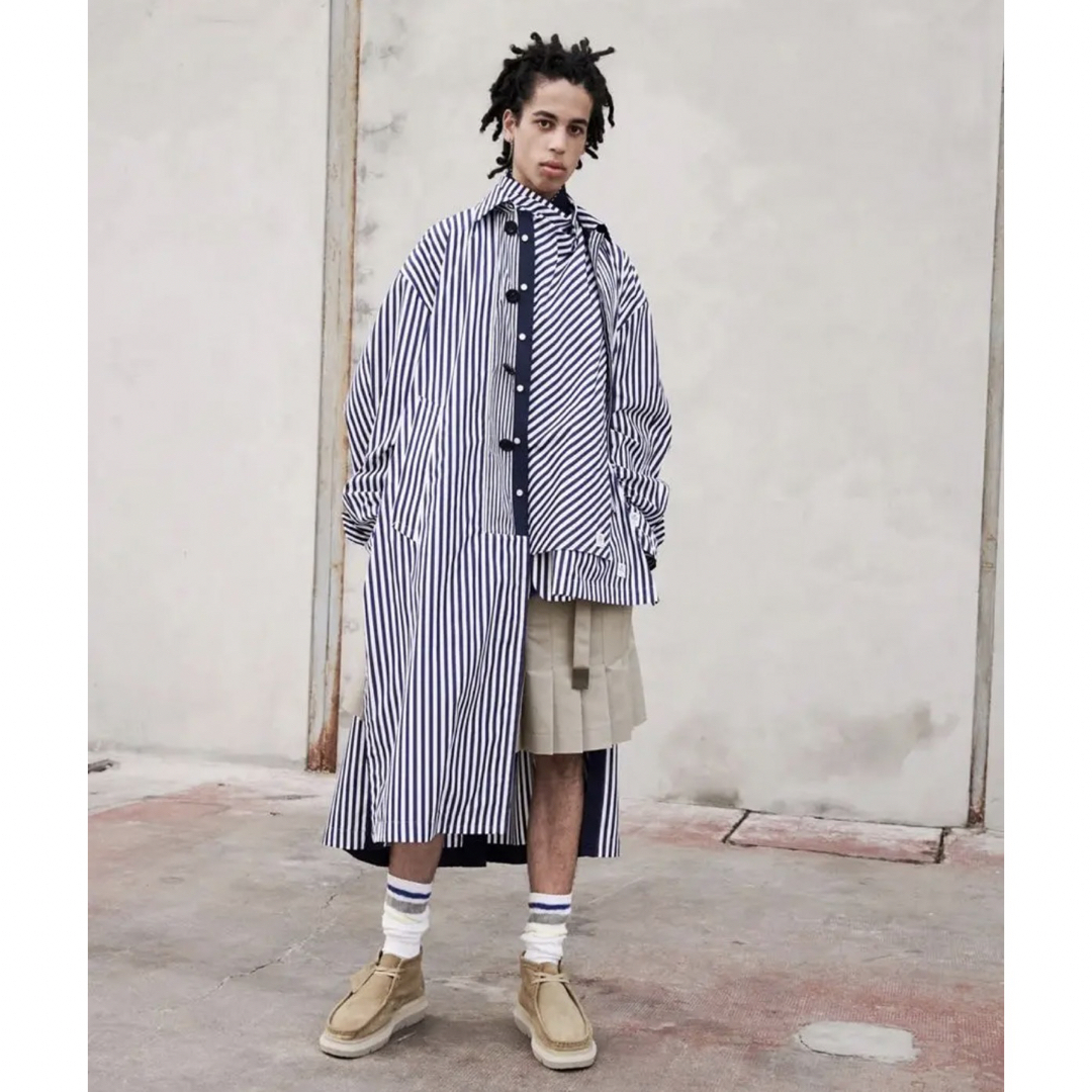 sacai - 新品 sacai × Thomas Mason 23ss シャツコート サカイ の通販