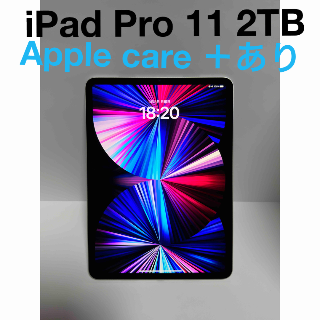 iPad(アイパッド)のiPad Pro 11インチ 第3世代 2TB WiFi シルバー Apple スマホ/家電/カメラのPC/タブレット(タブレット)の商品写真