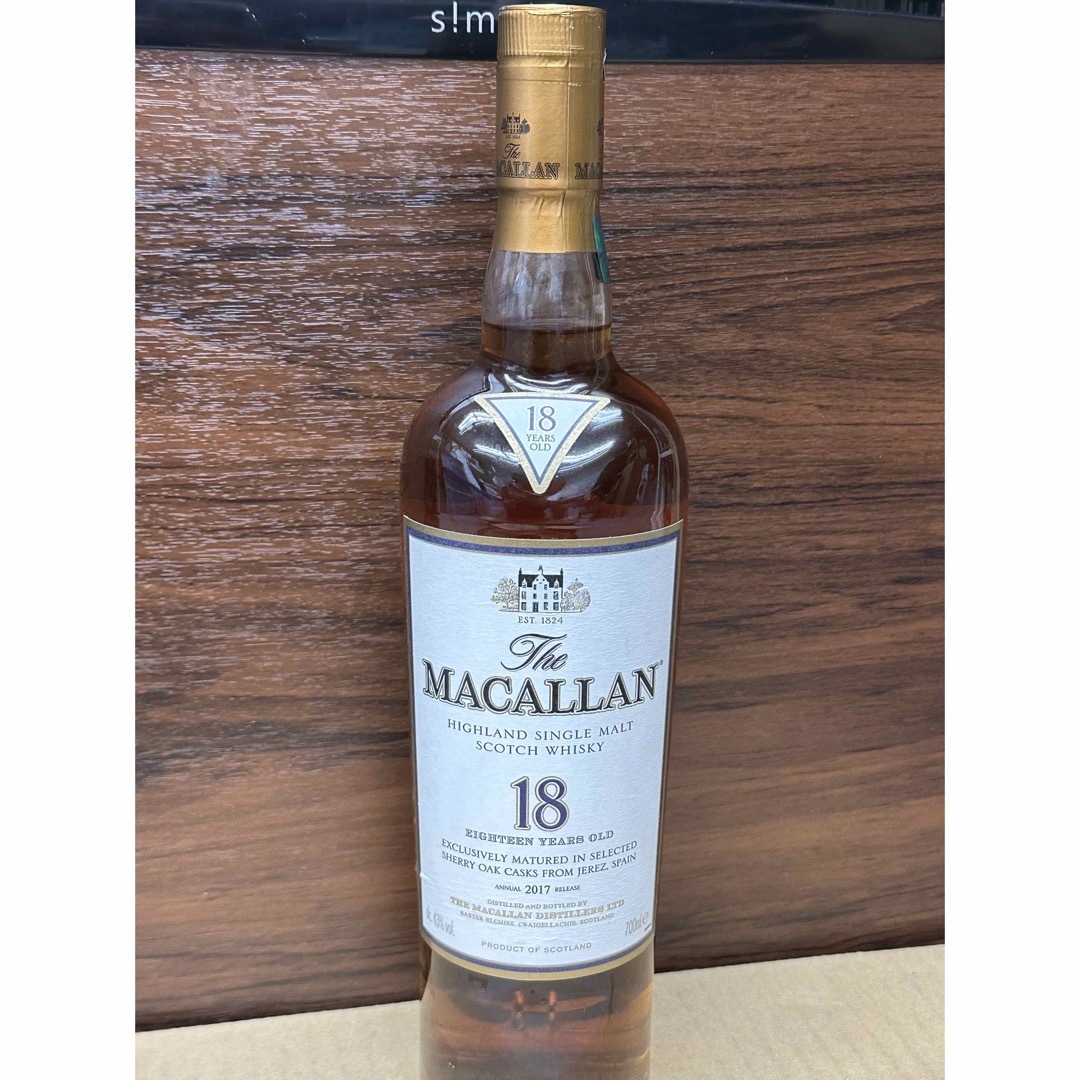 食品/飲料/酒マッカラン 18年 2017 シェリーオークカスク MACALLAN