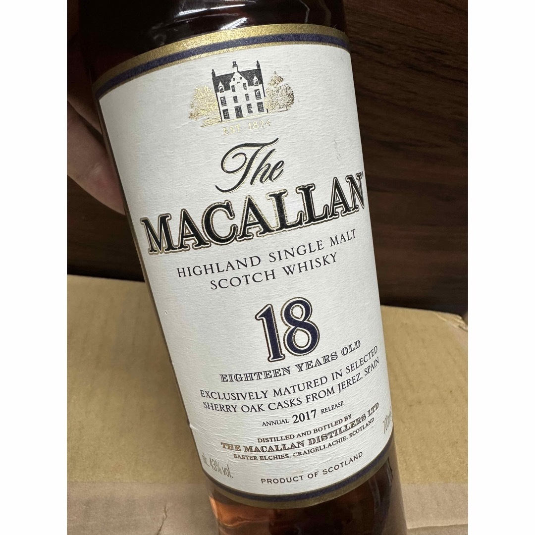 マッカラン 18年 2017 シェリーオークカスク MACALLAN-