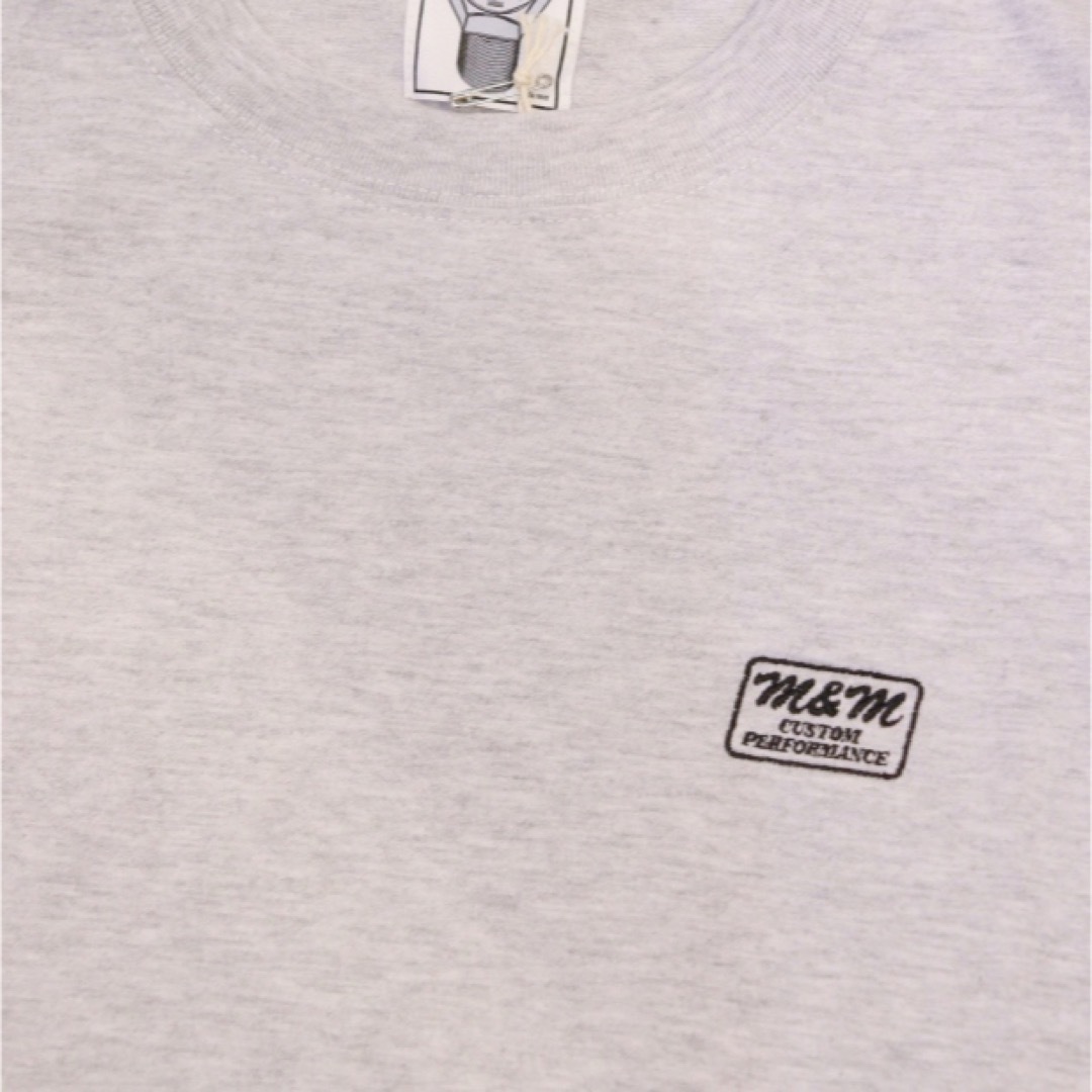 エムアンドエム プリントロングスリーブTシャツ/M&M GRAY XL キムタク