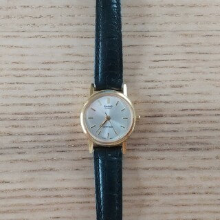 カシオ(CASIO)のCASIO 腕時計 LTP-1095 ゴールド ブラック(腕時計)
