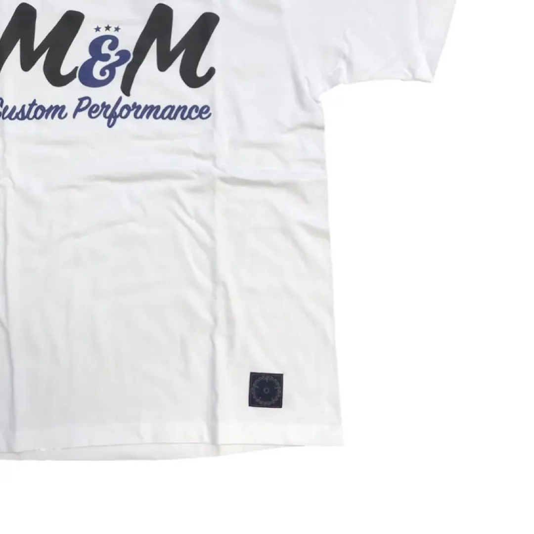 M&M(エムアンドエム)のエムアンドエム　Tシャツ/M&M WHITE Lサイズ キムタク メンズのトップス(Tシャツ/カットソー(半袖/袖なし))の商品写真