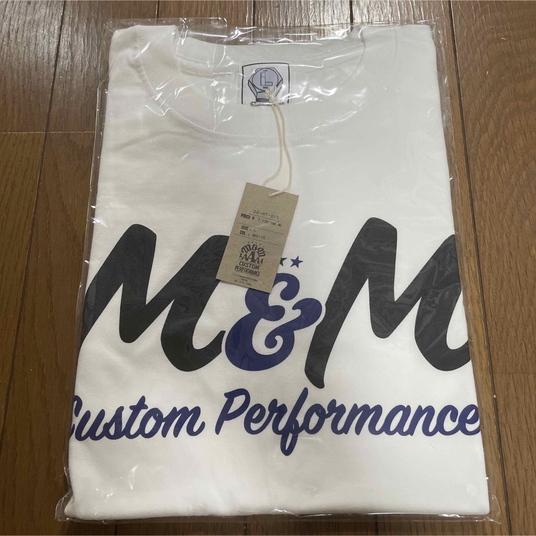 M&M(エムアンドエム)のエムアンドエム　Tシャツ/M&M WHITE Lサイズ キムタク メンズのトップス(Tシャツ/カットソー(半袖/袖なし))の商品写真