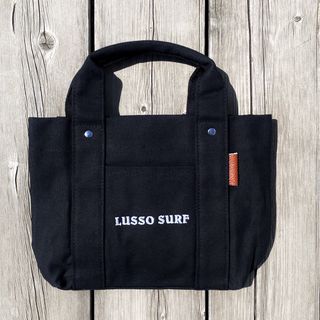 ロンハーマン(Ron Herman)の正規品☆LUSSO SURF マルチポケットトートバッグ　ブラック(トートバッグ)