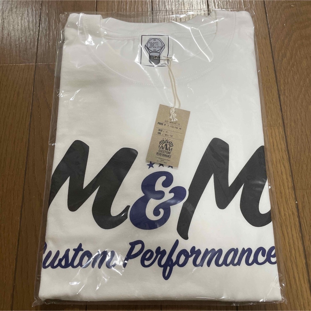 M&M(エムアンドエム)のエムアンドエム　Tシャツ/M&M WHITE XLサイズ キムタク メンズのトップス(Tシャツ/カットソー(半袖/袖なし))の商品写真