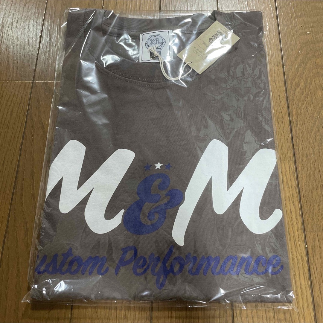 M&M(エムアンドエム)のエムアンドエム　Tシャツ/M&M CHACOAL XLサイズ キムタク メンズのトップス(Tシャツ/カットソー(半袖/袖なし))の商品写真