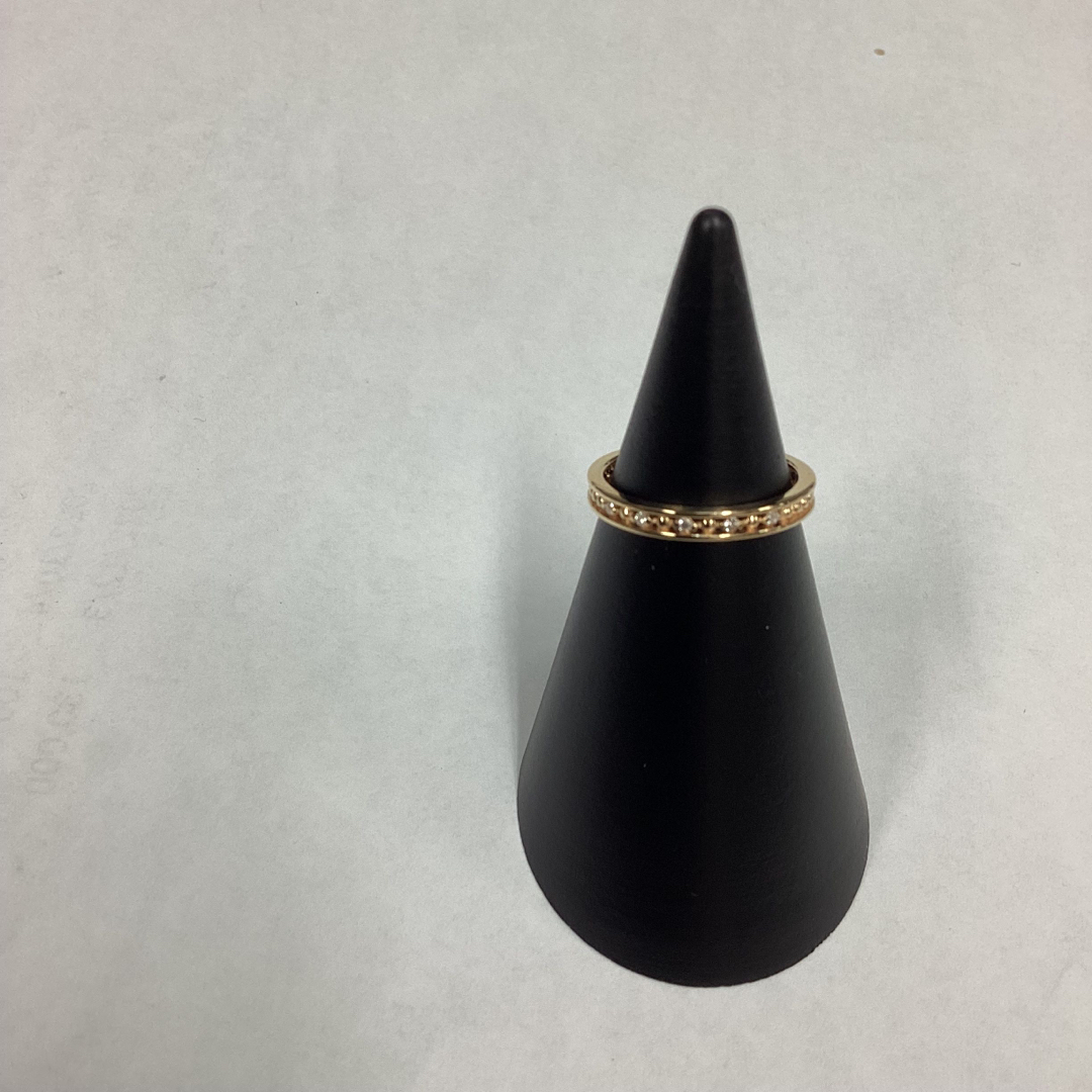 4℃  ヨンドシー　リング　ピンキーリング　K10YG  ダイヤモンド　#3 レディースのアクセサリー(リング(指輪))の商品写真
