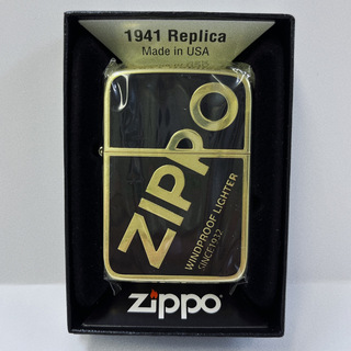 新品 Zippo モザイク フレイム 炎 エポ盛り ゴールド ジッポー