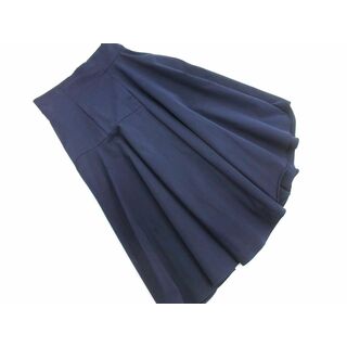 ラグナムーン(LagunaMoon)のLAGUNAMOON ラグナムーン フレア スカート sizeM/紺 ■■ レディース(ロングスカート)