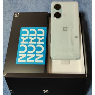 OnePlus Node3 5Gグロ版16-256GB新品同様 薄緑 ケース２個(スマートフォン本体)